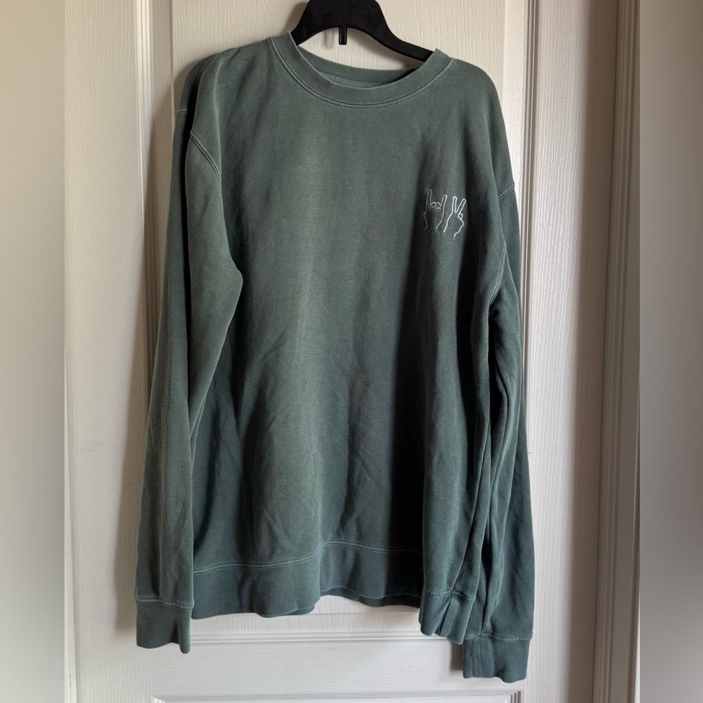 YouTube Dolan Twins Sage Green Sweatshirt Medium